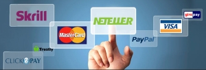Payment methods available at online casinos