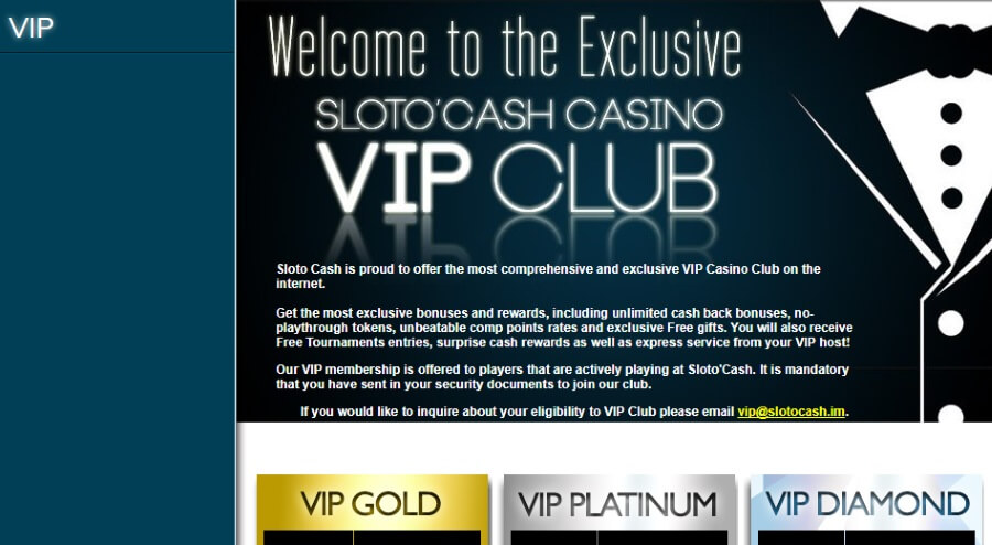 Sloto'Cash VIP Club