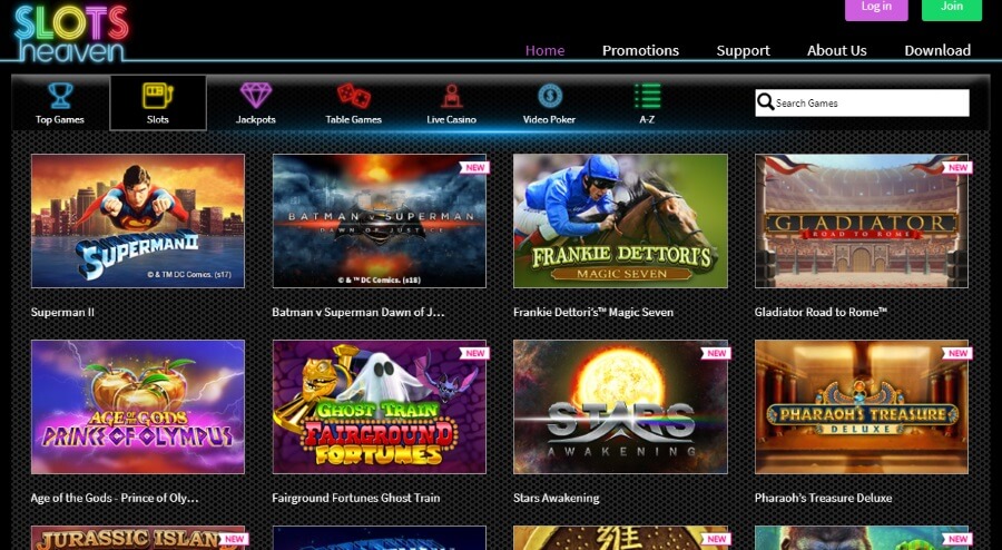Your Favourite Slots Are at Slots Heaven Casino