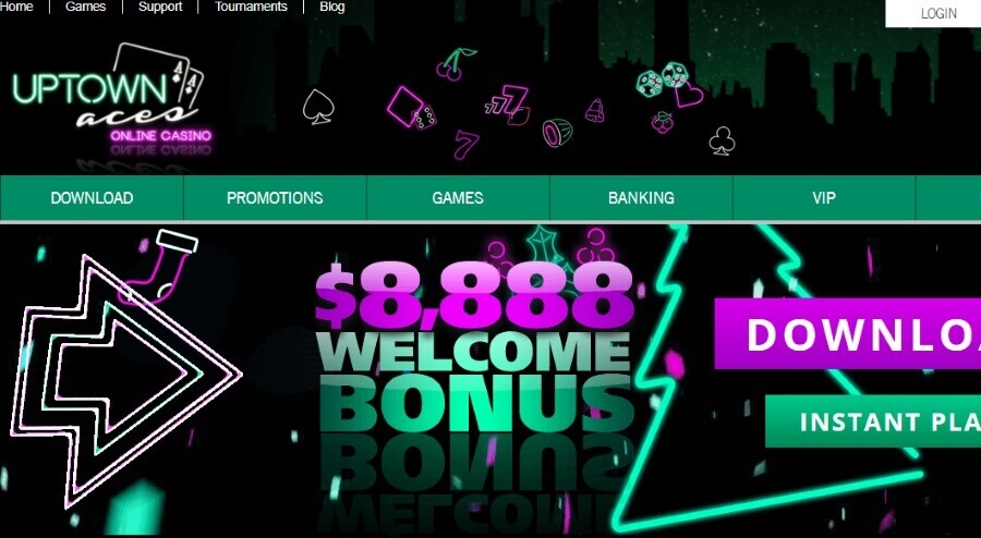 Uptown Aces Casino Review Huge Welcome Bonus And Free Spins